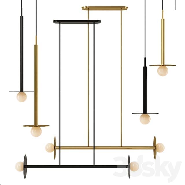 Nodes Pendant by Kelly Wearstler Generation lighting Pendant light 3D Models