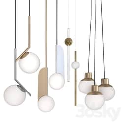 Collection Pendants set 15 Lampatron Neo B LUX C Ball Mass light Pendant light 3D Models 