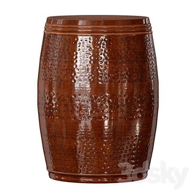 Kyra Drum End Table by Mistana 3D Models