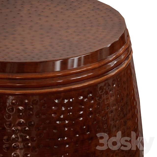 Kyra Drum End Table by Mistana 3D Models