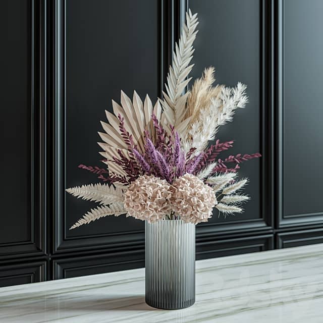 Flower Set 013 Pampas 3 3D Models 3DSKY