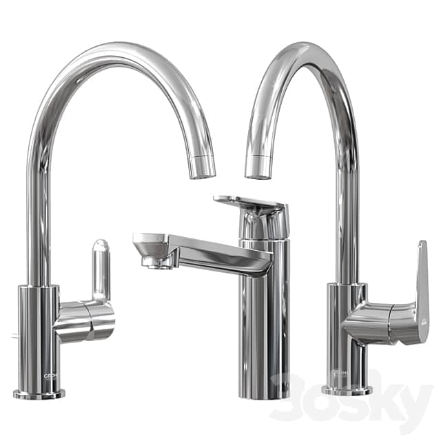 GROHE BauEdge 1 Faucet 3D Models