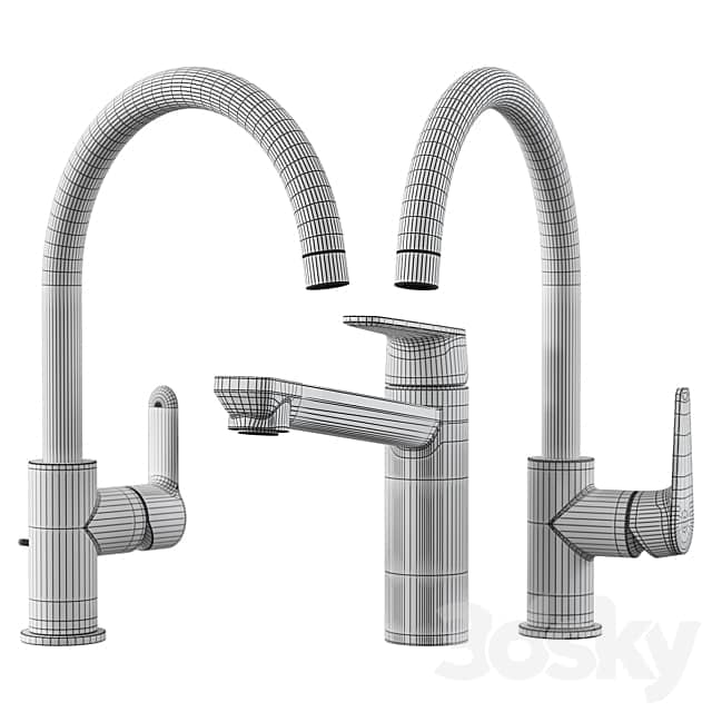 GROHE BauEdge 1 Faucet 3D Models