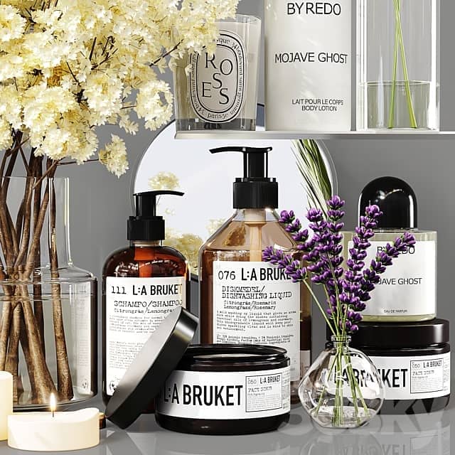 Bathroom Decor Set 016 3D Models