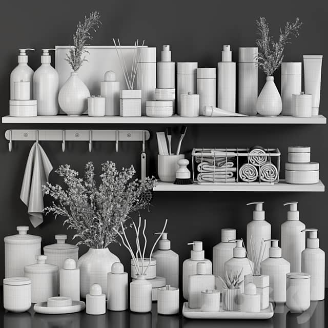 bathroom accessories 33 3D Models