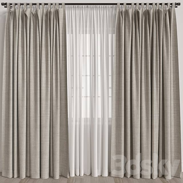 Curtain A025 3D Models