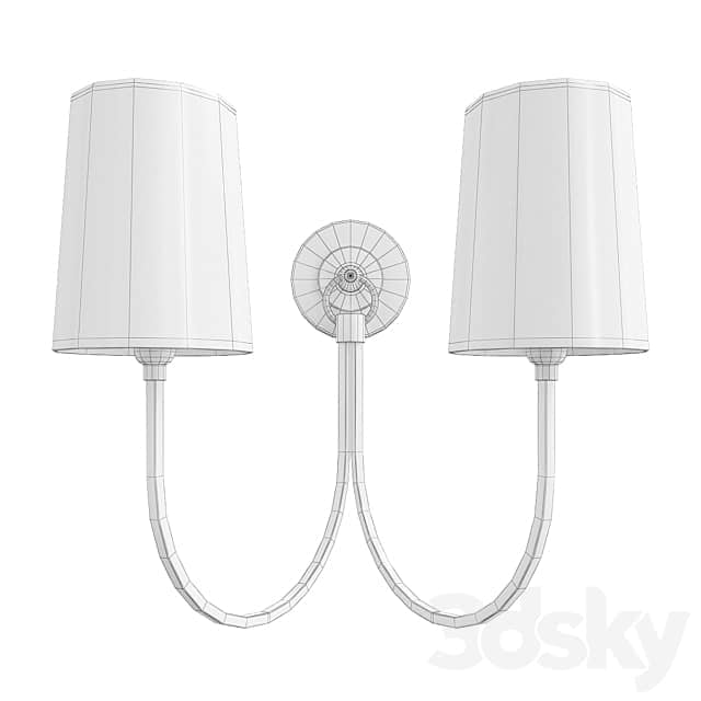 DOUBLE SWAG SCONCE 2 LIGHT 3D Models