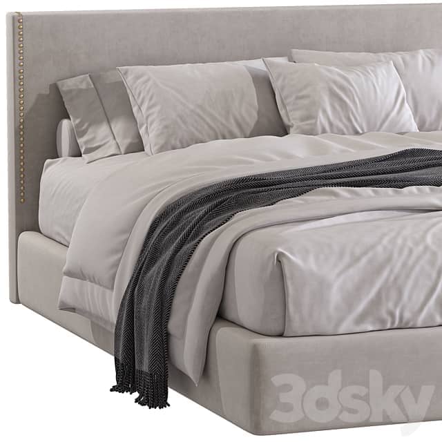 Double bed 112. Bed 3D Models