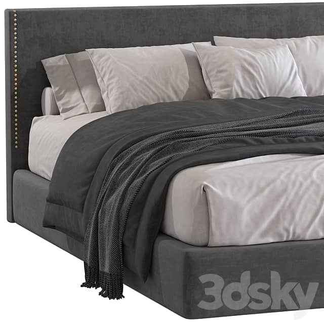 Double bed 112. Bed 3D Models