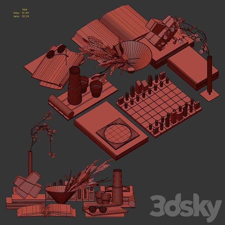 Decorative set Black