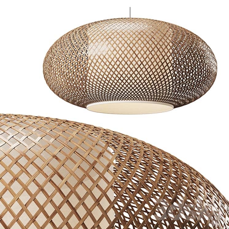 Set of Wicker lamps #4