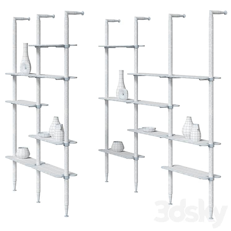 Baxter Lloyd bookcase wall mount