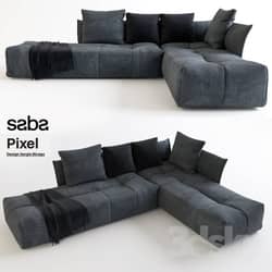 Corner sofa Saba Pixel 