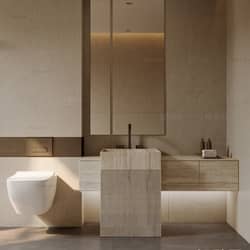 bathroom minimalist style 