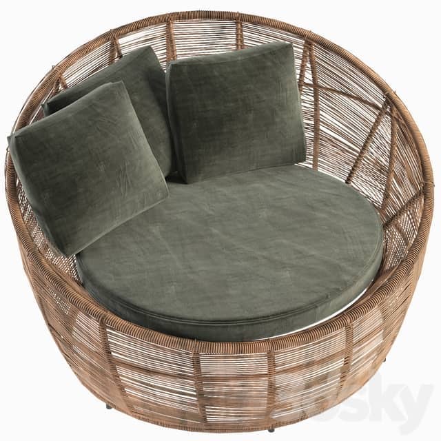 Garden Armchair 3D Models