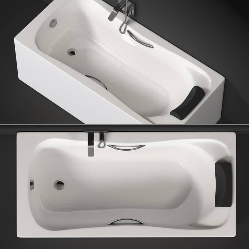 bathroom bathtub side