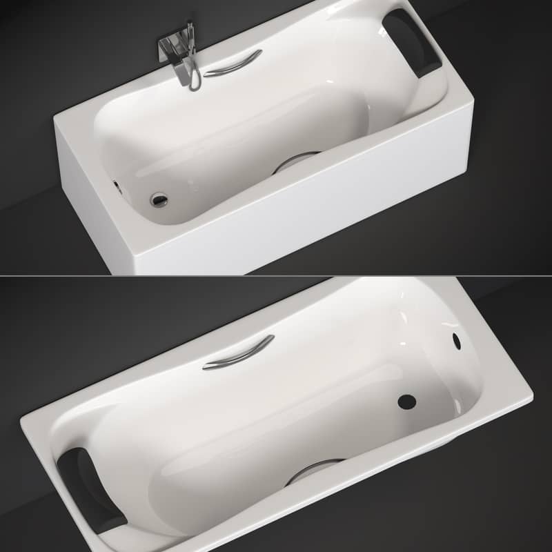 bathroom bathtub side