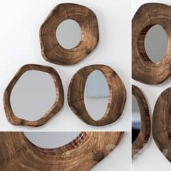 Collection of slab mirrors. 