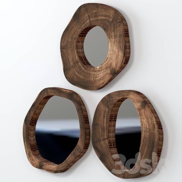 Collection of slab mirrors.