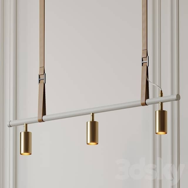 Long John Pendant Pendant light 3D Models