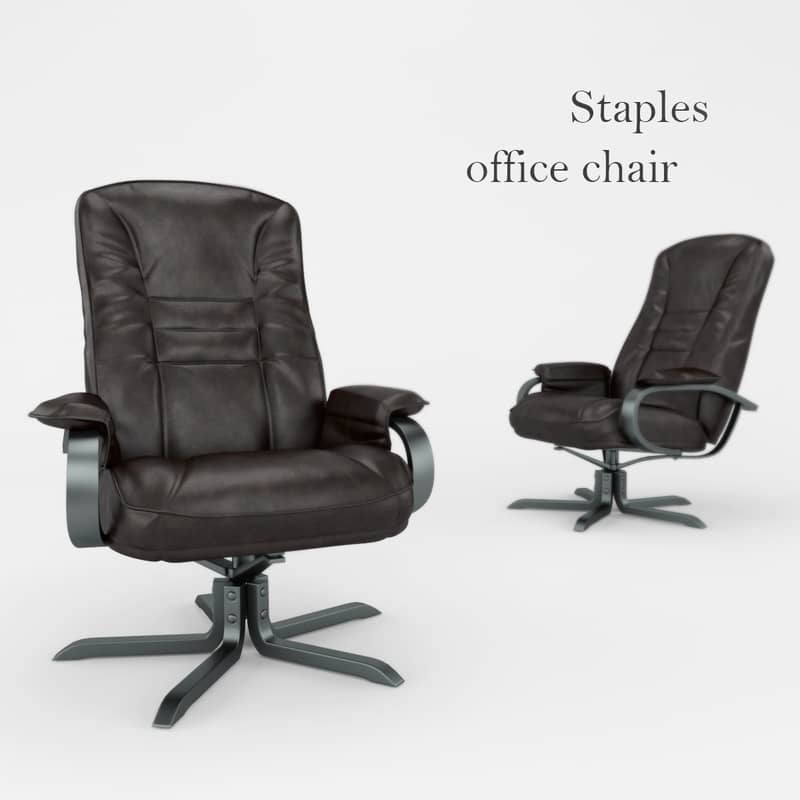 office chair brown