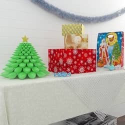 christmas gifts table 