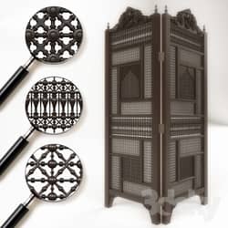 intricate wood panel 