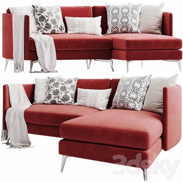 Boconcept OSaka 4 Chaise Lounge