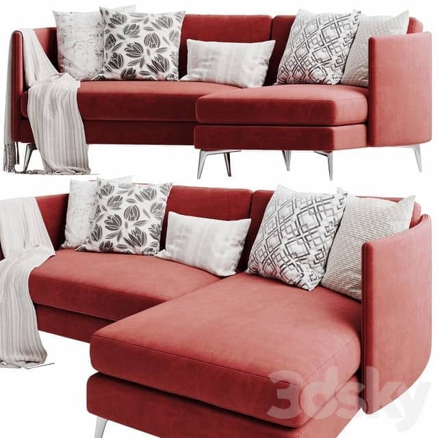 Boconcept OSaka 4 Chaise Lounge