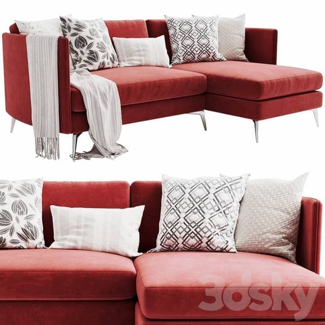 Boconcept OSaka 4 Chaise Lounge