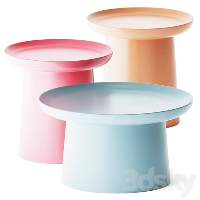 Musette Coffee Tables by De Vorm 3D Models