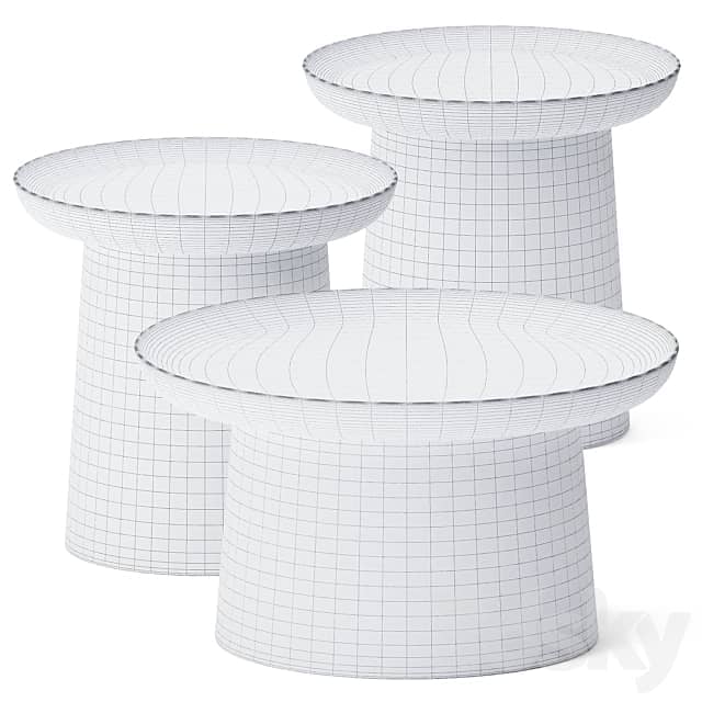 Musette Coffee Tables by De Vorm 3D Models