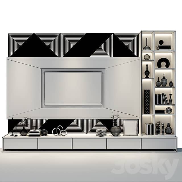 TV Wall set 0330