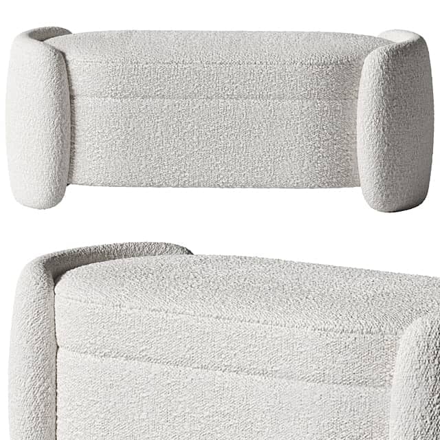 Calder Storage Bench by Crate Barrel 3D Models