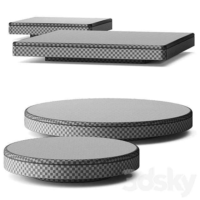 Salvatori Omphalos Coffee Tables 3D Models