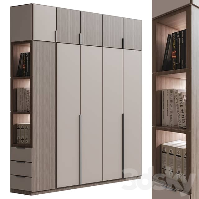wardrobe 05 Wardrobe Display cabinets 3D Models