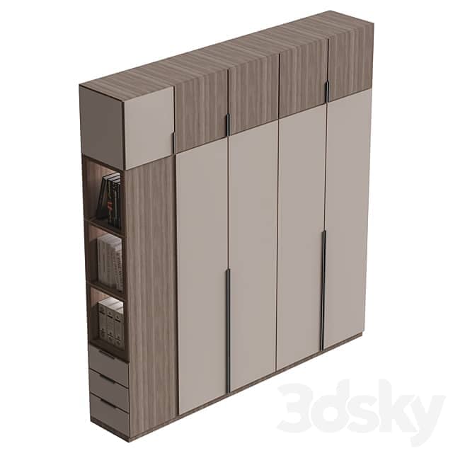 wardrobe 05 Wardrobe Display cabinets 3D Models
