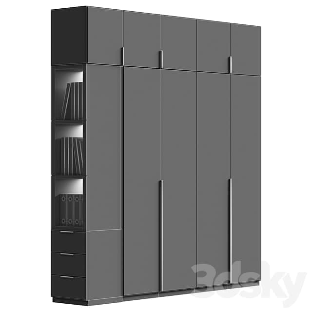 wardrobe 05 Wardrobe Display cabinets 3D Models