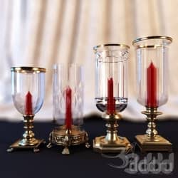 candle holders vintage style 