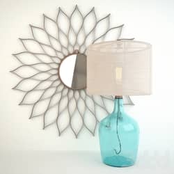 LivingRoom Decor MirrorLamp 