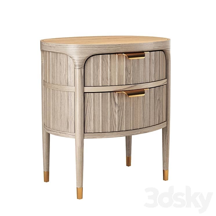 Isla Bed and Isla Nightstand