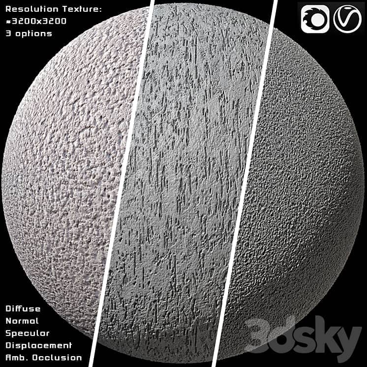 Relief figured ribbed decorative facing concrete plaster Reckli