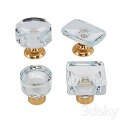 KITCHEN CUPBOARD CABINET DOOR HANDLES & KNOBS ABLOY set2 