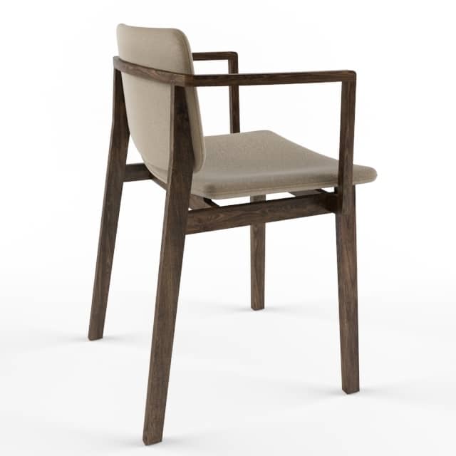 modern armchair blue