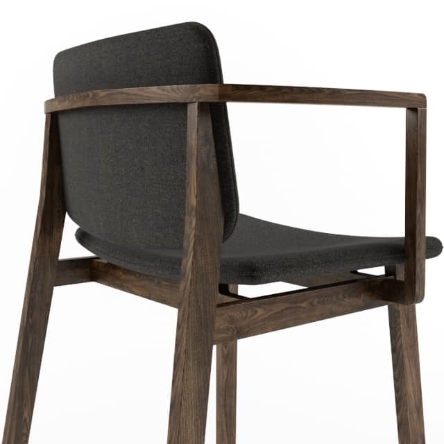 modern armchair blue