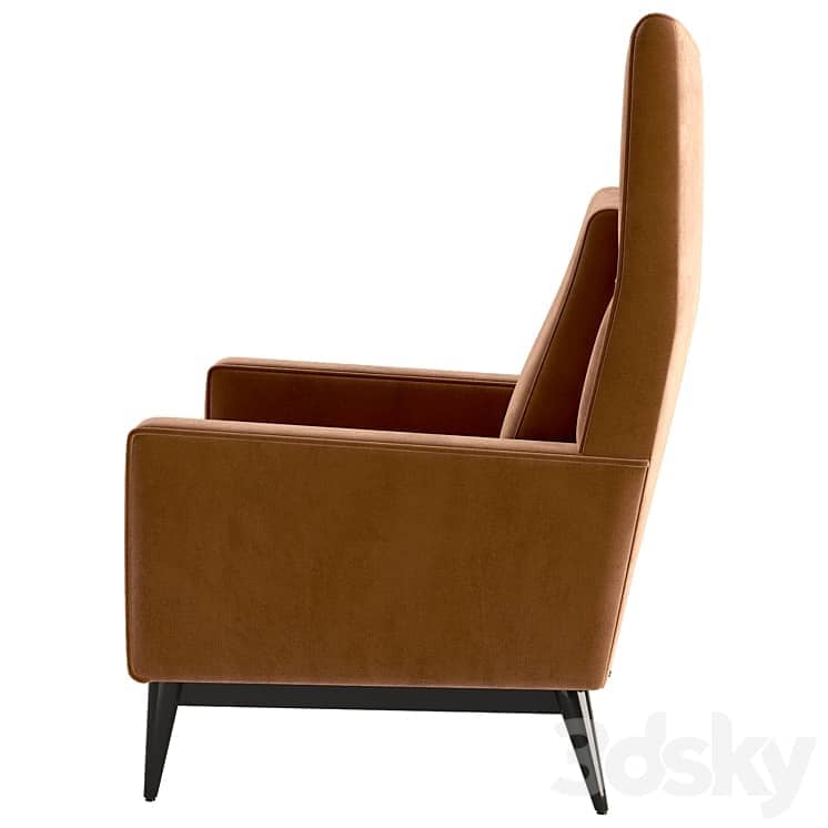 Embassy Bronze Brown Lounge Chair by Paul McCobb