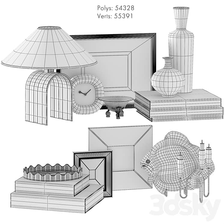 Vintage Decorative Set 08