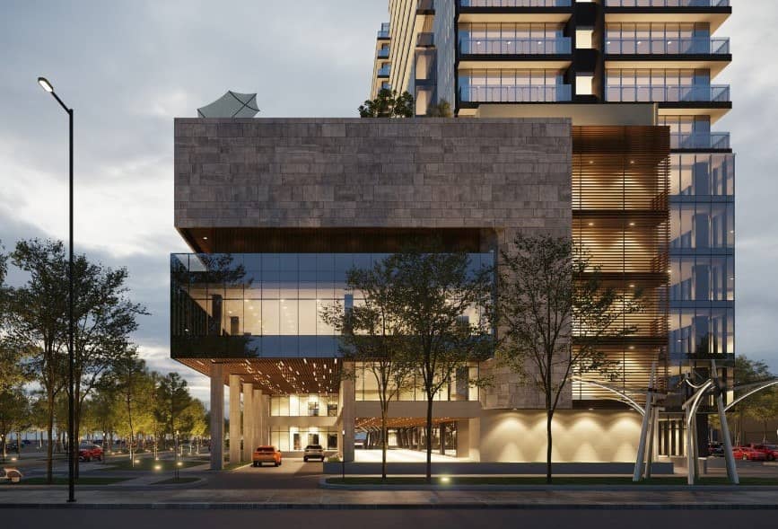 modern building exterior