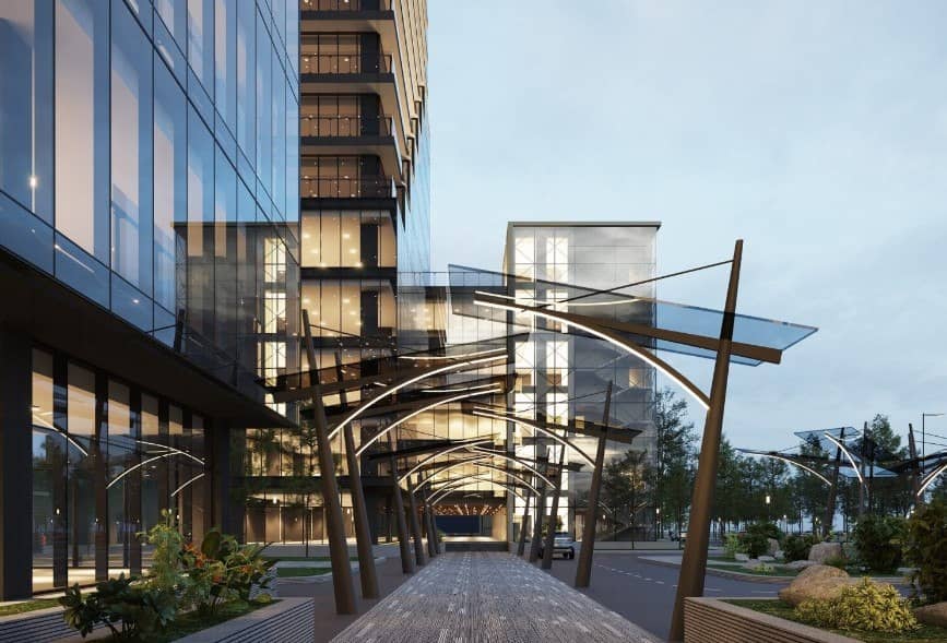 modern building exterior