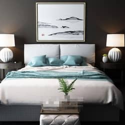 bedroom modern minimalist 